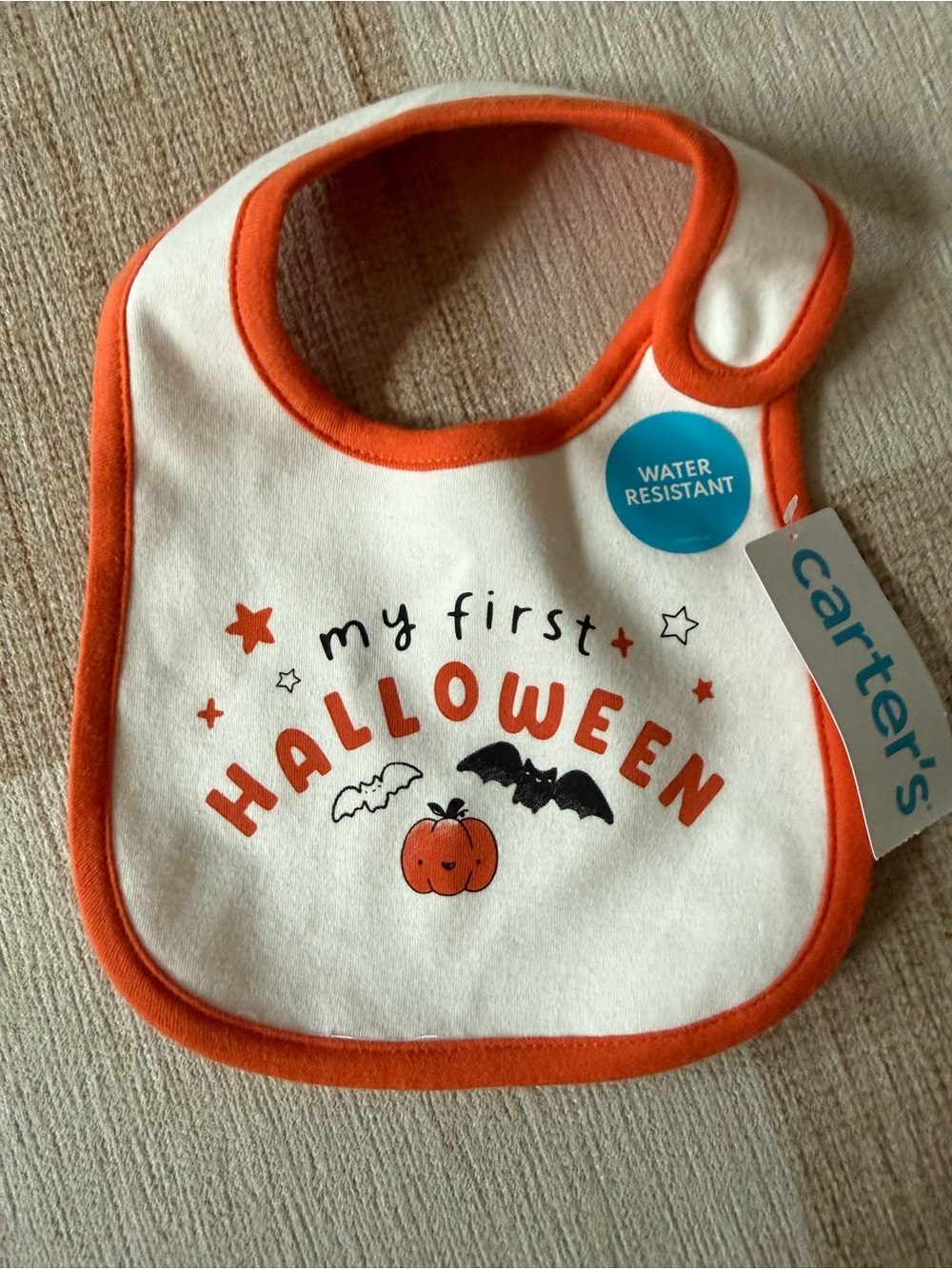 NWT Carter's My First Halloween & My First Thanksgiving Baby Bibs